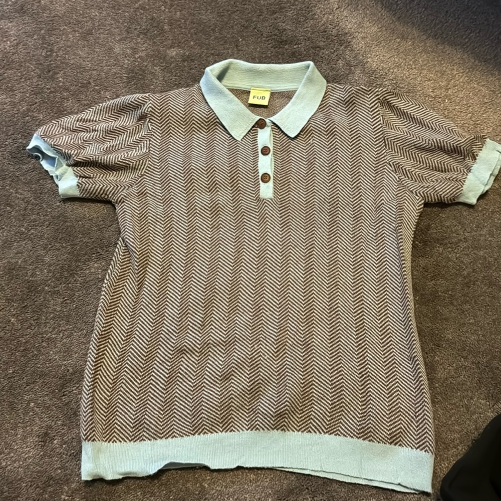 Adorable boys sweater. Knit material. European